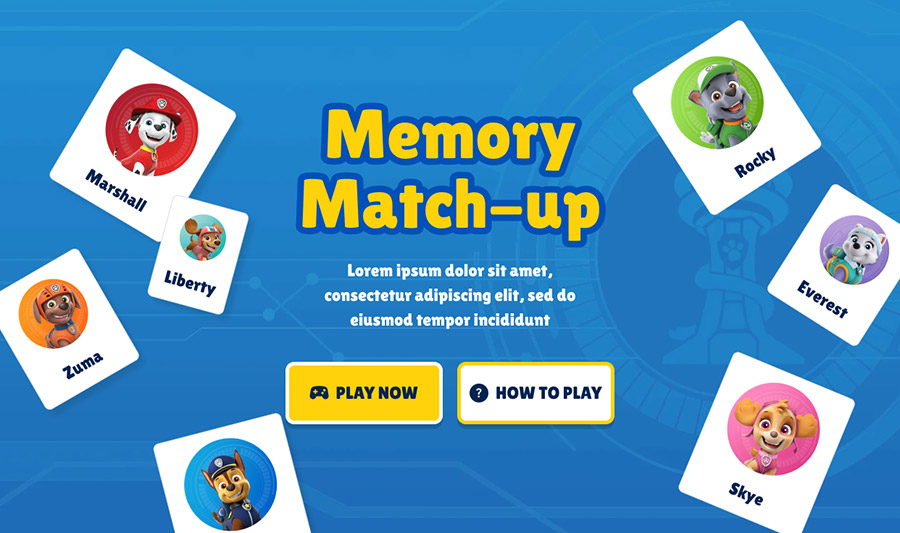 Memory Match Up