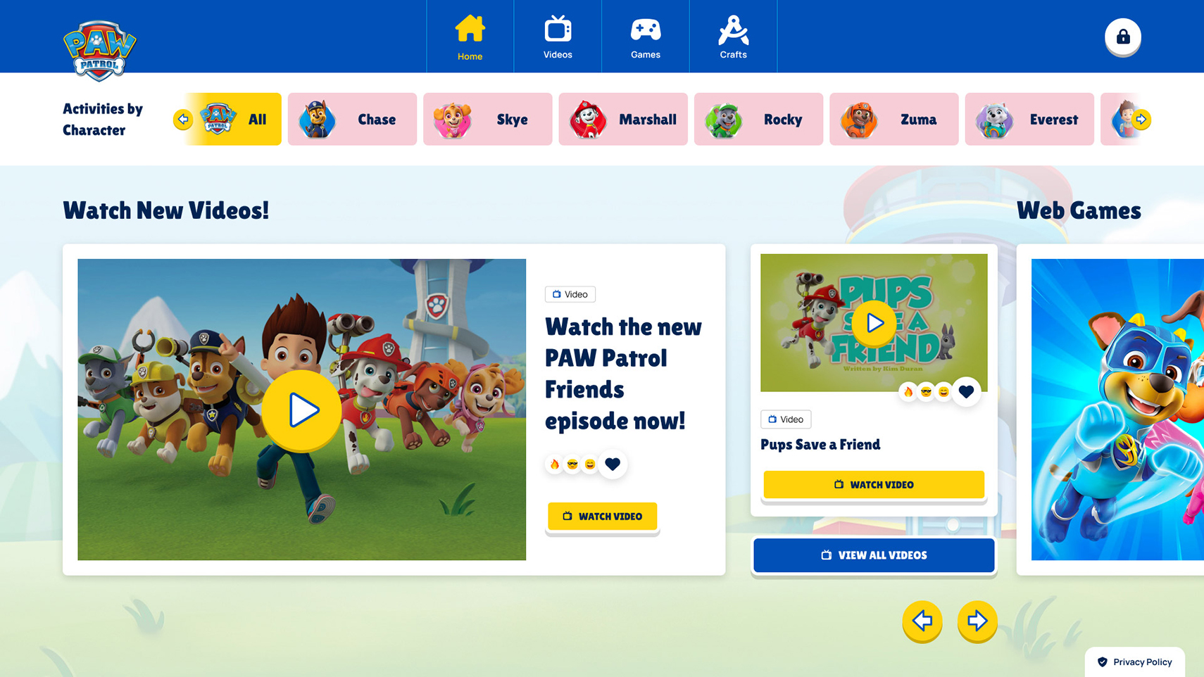 Pawpatrol games